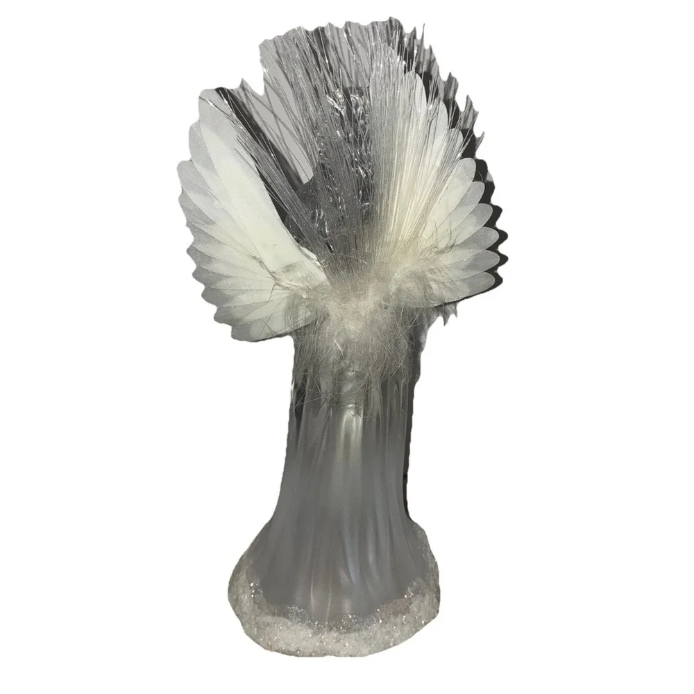 Vintage Avon Holiday Treasures Angel Glass 14